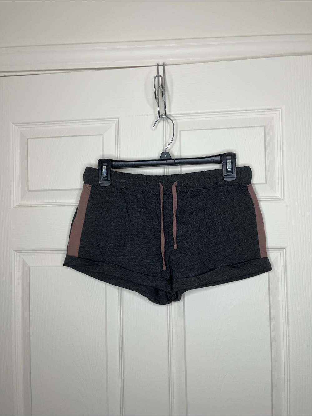 Grey small Lascana Venus shorts low rise cotton y2k style